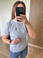 T-shirt damski Szary Melanż TUSS - obrazek 3