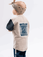 T-shirt Ocean Waves Duo Color  NUNU