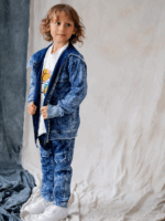 Bluza Bomberka Jeans Blue NUNU - obrazek 3