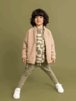 Bluza wzór Khaki Loose Bluzz - obrazek 3