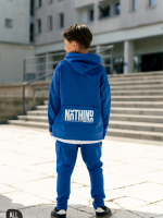 Niebieska Bluza z kapturem ALL FOR KIDS - obrazek 2