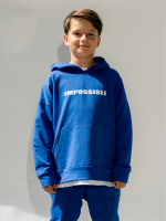 Niebieska Bluza z kapturem ALL FOR KIDS