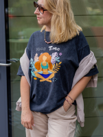 Damski T-shirt Oversize YOUR STORE - obrazek 4