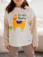 Bluzka dziewczęca z Lamą  FUNKIDS