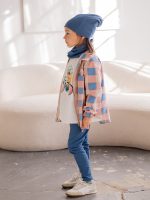 Koszula w niebieską kratę FUNKIDS - obrazek 4