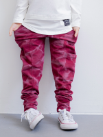 Spodnie Dresowe TIE DYE Burgund NUNU