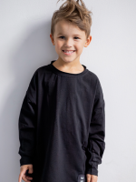 Longsleeve przedłużany Czarny NUNU