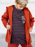 Longsleeve Granatowy Who Cares ALL FOR KIDS - obrazek 2