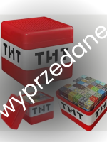 Klocki Magnetyczne MINECRAFT świecące 112 Elem.