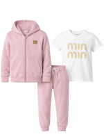 Różowy Dres BASIC dla Dziewczynki