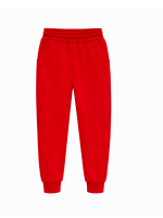 ALL FOR KIDS Czerwone Spodnie typu joggery na gumce w pasie