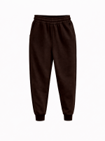 ALL FOR KIDS Brązowe Spodnie typu joggery na gumce w pasie