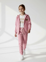 Różowy Dres BASIC dla Dziewczynki - obrazek 3