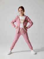 Różowy Dres BASIC dla Dziewczynki - obrazek 2