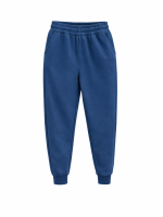 ALL FOR KIDS Ciemnoniebieskie Spodnie typu joggery na gumce w pasie