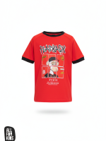 ALL FOR KIDS T-shirt chłopięcy Czerwony Make own Rusles SS26 - obrazek 3