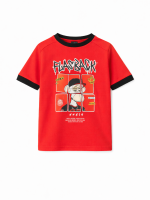 ALL FOR KIDS T-shirt chłopięcy Czerwony Make own Rusles SS26