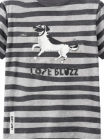 LOOSE BLUZZ Koszulka Chłopięca w grafitowe paski DROP 1 SS2026 - obrazek 4