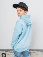 ALL FOR KIDS Błękitna bluza dla Chłopca BURGER'S z kapturem