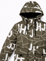 Chłopięca Kurtka Wiatrówka Street Kid na wiosnę w KOLORZE KHAKI - obrazek 2