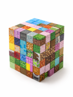 Klocki Magnetyczne MINECRAFT 64 Elem. - obrazek 3