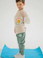 Spodnie Dresowe Joggery FUN KIDS/ COLOR ROAR - obrazek 2