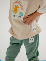 Bawełniana Koszulka z krótkim rękawem FUN KIDS / COLOR ROAR - obrazek 3
