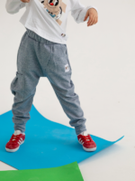 Spodnie Dresowe Bojówki FUN KIDS/ COLOR ROAR - obrazek 4