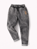TUSS Spodnie Classic Jeans Grey - obrazek 3