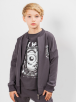 ALL FOR KIDS Szara bluza Bomberka MONSTER