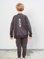 ALL FOR KIDS Szara bluza Bomberka MONSTER - obrazek 2