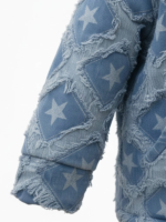 Bluza Jeansowa Stars Light Blue MIMI - obrazek 2