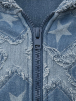Bluza Jeansowa Stars Light Blue MIMI - obrazek 4