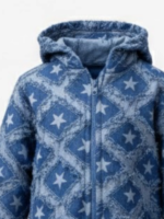 Bluza Jeansowa Stars Medium Blue MIMI - obrazek 3