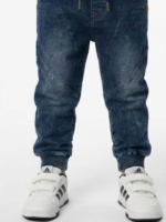 Spodnie Dekatyzowane Jeans Blue typu Joggery MIMI - obrazek 4