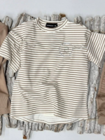 T-shirt stripes w bezowe paski DESPACITO - obrazek 2