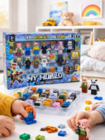 Zabawka Minecraft figurki + klocki - obrazek 3