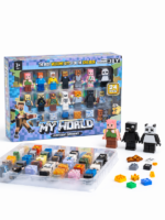 Zabawka Minecraft figurki + klocki
