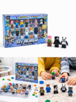 Zabawka Minecraft figurki + klocki - obrazek 2