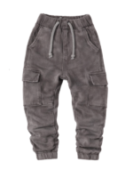Brązowe spodnie typu cargo acid washed DESPACITO